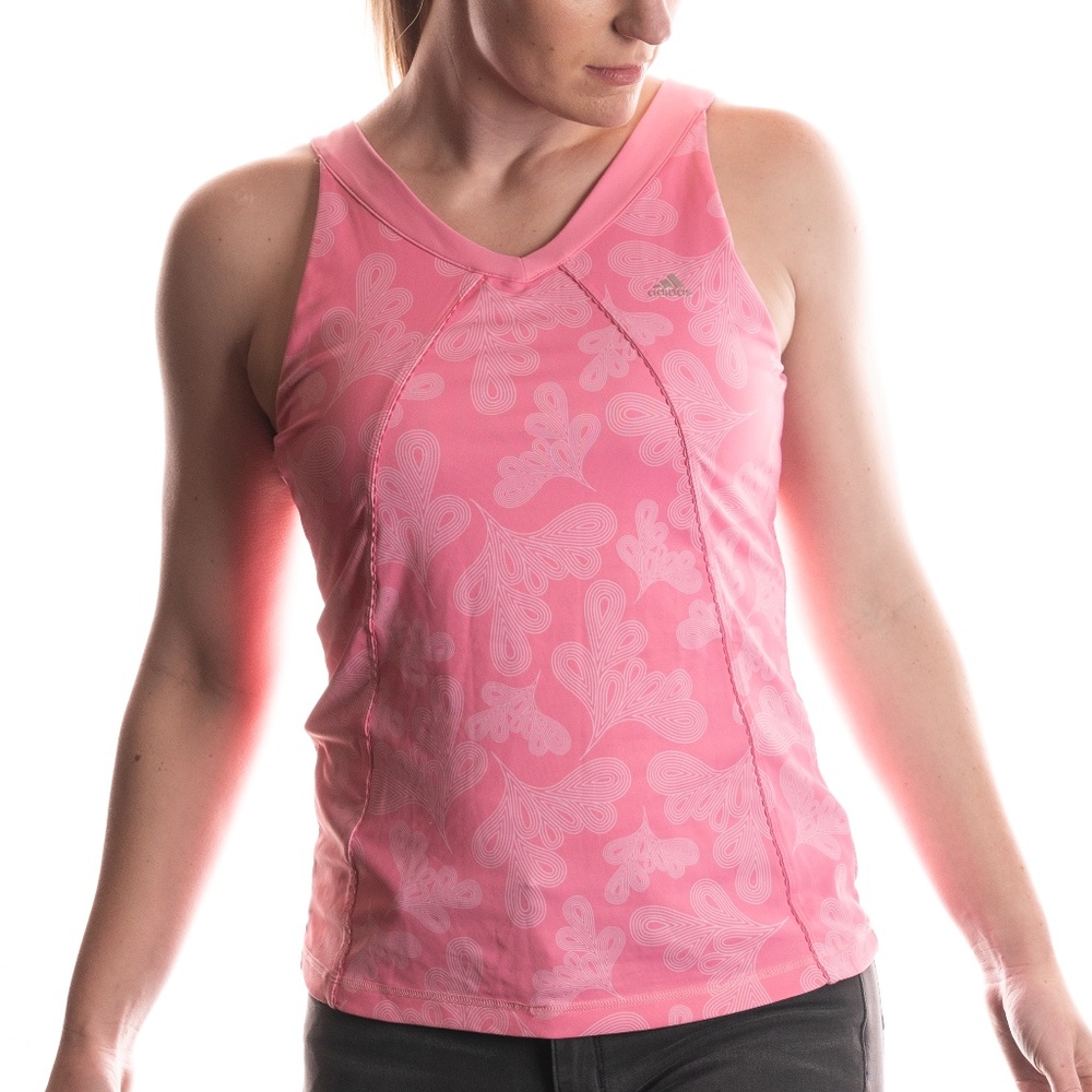 Pink Adidas ClimaLite Workout Top